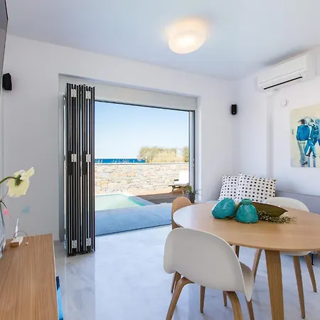 Elegant Rethymno Doma 2 Bedrooms Front Private Outdoor Swimming Pool And Hot Tub Villa